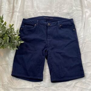 MICHAEL KORS | Long 9" Navy Denim Shorts
